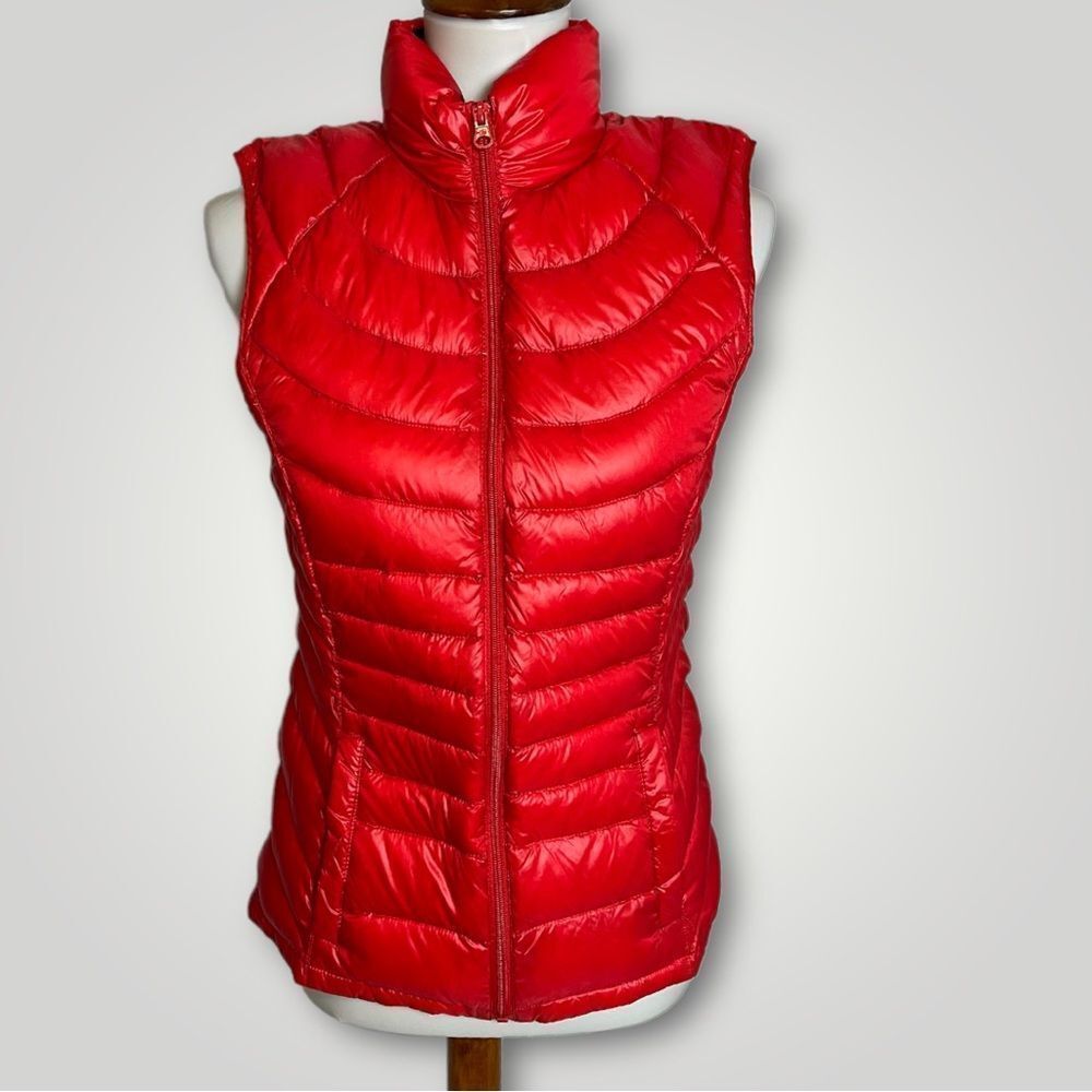 Ideology Red Packable Down Puffer Vest Size Small